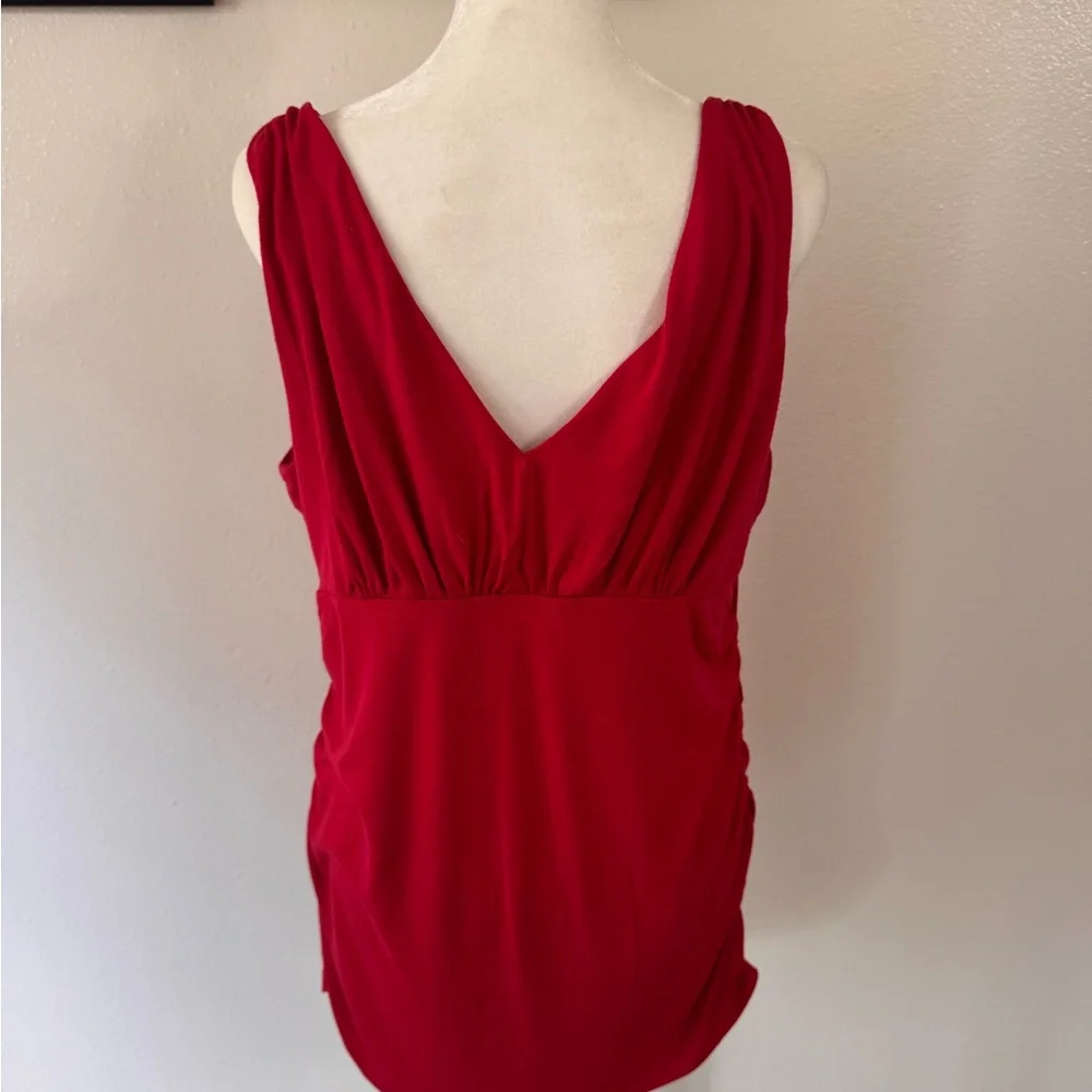 CAbi Red Sleeveless Top - Picture 4 of 5